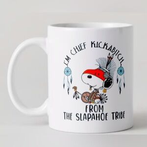 HANDMADE Funny “Chief Kickabitch ….” Ceramic Mug